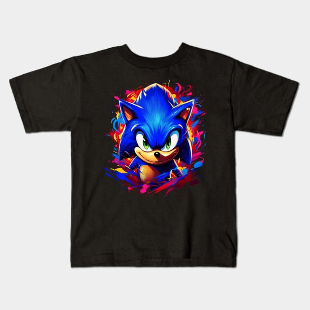 sonic Kids T-Shirt by piratesnow